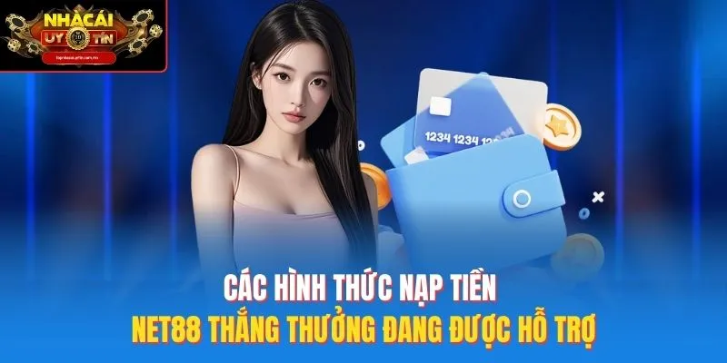 Các Hình Thức Nạp Tiền Net88 Thắng Thưởng Đang Được Hỗ Trợ